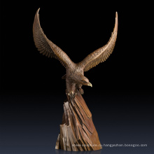 Онлайн домашний декор коллекционные скульптуры арт-бронзовый Орел статуи для продажи